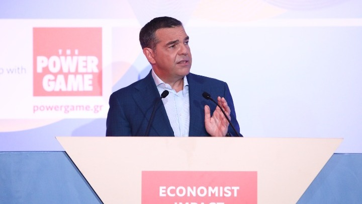 Παρουσίαση του Εθνικού Σχεδίου Ανάταξης από τον Αλέξη Τσίπρα στο Economist Summit