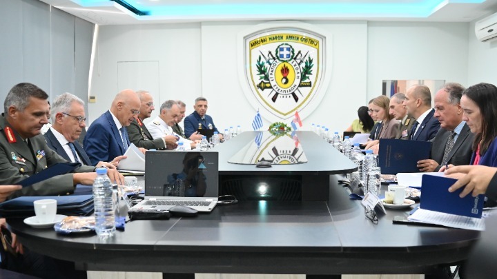 Συνάντηση Υπουργού Εθνικής 'Αμυνας με Αναπληρωτή Πρωθυπουργό της Κροατίας