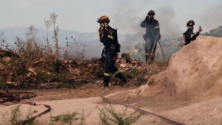 Πυρκαγιά σε δασική έκταση στην Κουνούπι Αργολίδας