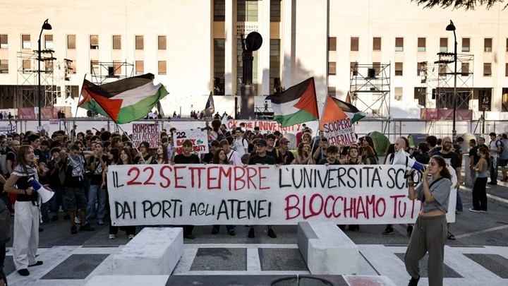 Απεργία στην Ιταλία υπέρ του Παλαιστινιακού Λαού
