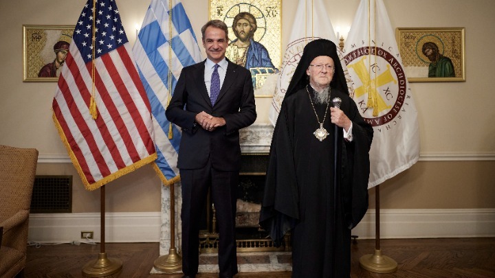 Συνάντηση Μητσοτάκη - Βαρθολομαίου: Συζητήθηκαν ζητήματα Οικουμενικού Πατριαρχείου