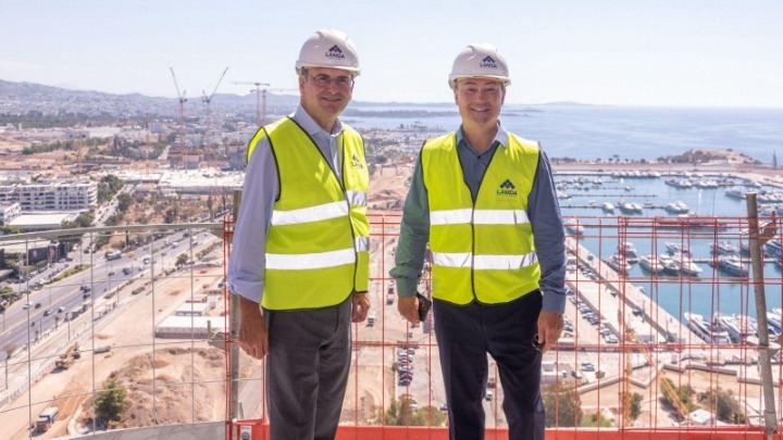 Επίσκεψη Χατζηδάκη στα εργοτάξια του Ελληνικού