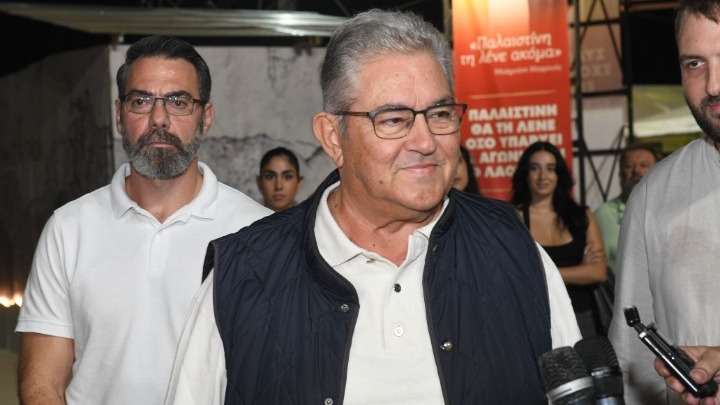 Ο Δ. Κουτσούμπας στο Φεστιβάλ ΚΝΕ - Οδηγητή: "Αλληλεγγύη για τα παιδιά της Παλαιστίνης"