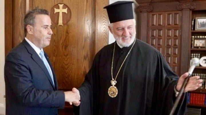 Συνάντηση Παπασταύρου - Αρχιεπισκόπου Αμερικής: Ενίσχυση των ελληνοαμερικανικών σχέσεων