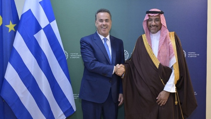 Συνάντηση Υπουργών Ενέργειας Ελλάδας και Σαουδικής Αραβίας για Ενεργειακές Σχέσεις