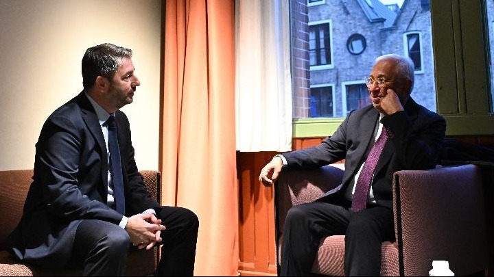 Συνάντηση Ανδρουλάκη - Κόστα: Συζήτηση για διεθνείς εξελίξεις και το MFF