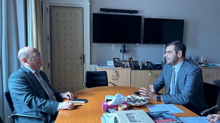 Συνάντηση Παύλου Μαρινάκη με τον πρέσβη της Αρμενίας Τιγκράν Μκρτσιάν