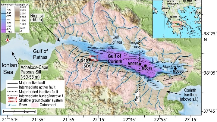 Ανακάλυψη 800.000 ετών: Χαμηλής Αλατότητας Υπόγεια Νερά στον Κορινθιακό Κόλπο