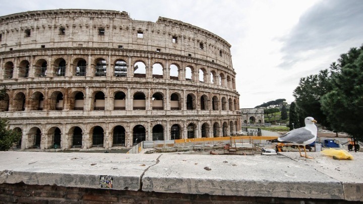 Κατάρρευση στον Πύργο των Κόμηδων στη Ρώμη
