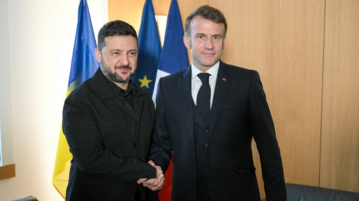 Συνάντηση Μακρόν - Ζελένσκι: Ενίσχυση της Στήριξης προς την Ουκρανία