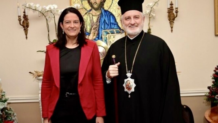 Συνάντηση Αρχιεπισκόπου Αμερικής με υπουργό Εργασίας