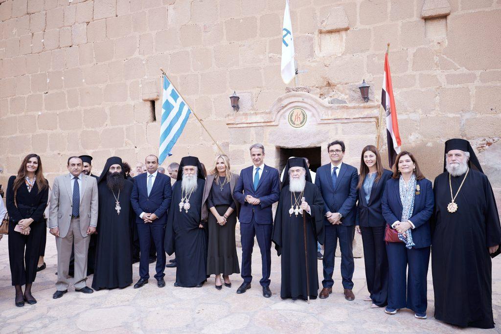 Σημαντική Επιστροφή του Πρωθυπουργού Μητσοτάκη στη Μονή Αγίας Αικατερίνης